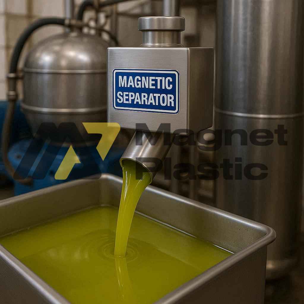 La importancia de la limpieza y separación magnética en la elaboración del aceite de oliva